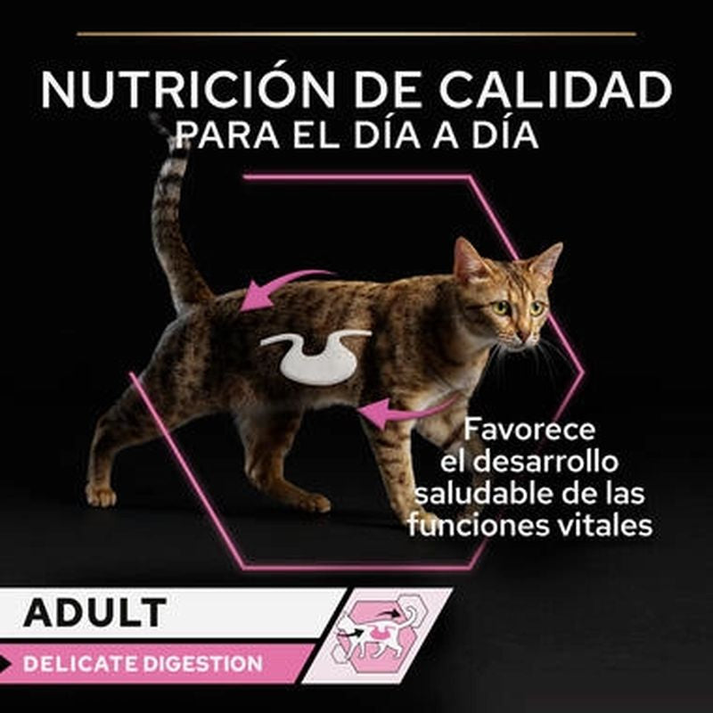 Purina Pro Plan Feline Delicate Pavo 26X85Gr, comida húmeda para gatos
