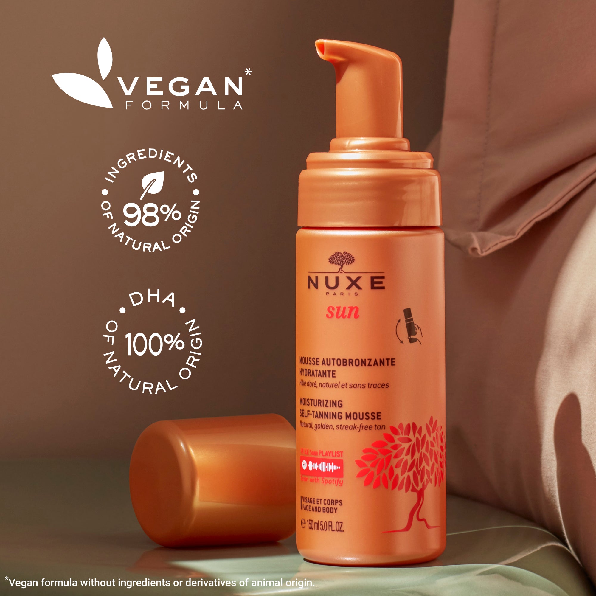 Nuxe Espuma Autobronceadora Natural Tono Dorado Y Luminoso, 150 ml