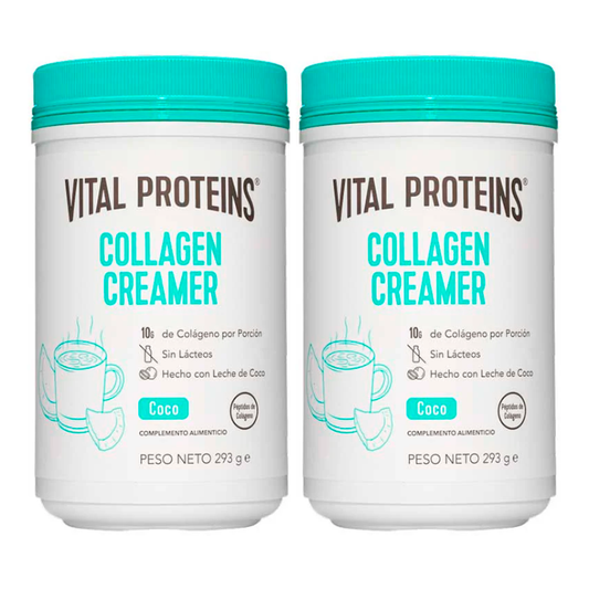 Vital Proteins  Duplo Crema En Polvo de Colágeno Sabor Coco  2x  293 gr