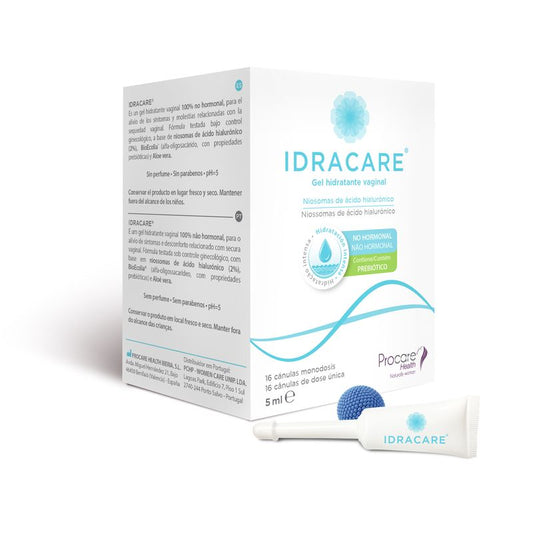 Idracare Gel Vaginal Hidratante 16 Cánulas