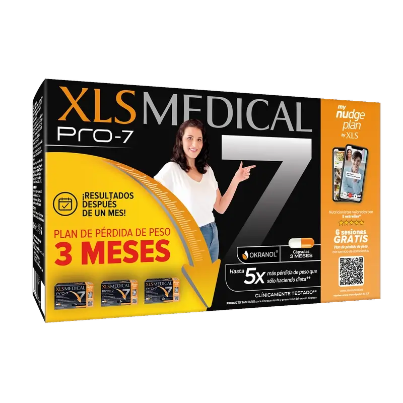 Xls Medical Pro7 Pack 3x180 comprimidos