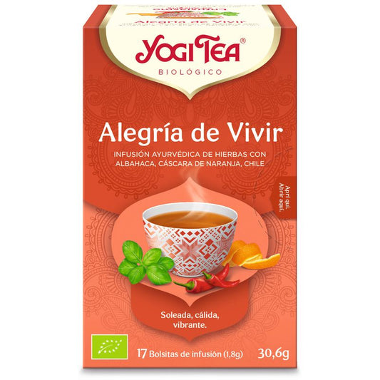 Yogi Tea Yogi Tea Alegria De Vivir Reconfortable, 17 Bolsas