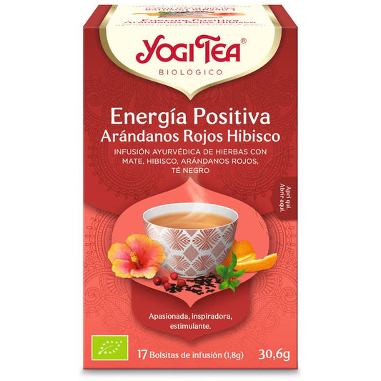 Yogi Tea Yogi Tea Energia Positiva Arandanos Hibisco, 17 Bolsitas