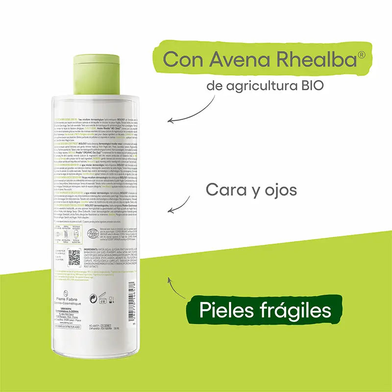 A-Derma Biology Agua Micelar Dermatológica 400 ml