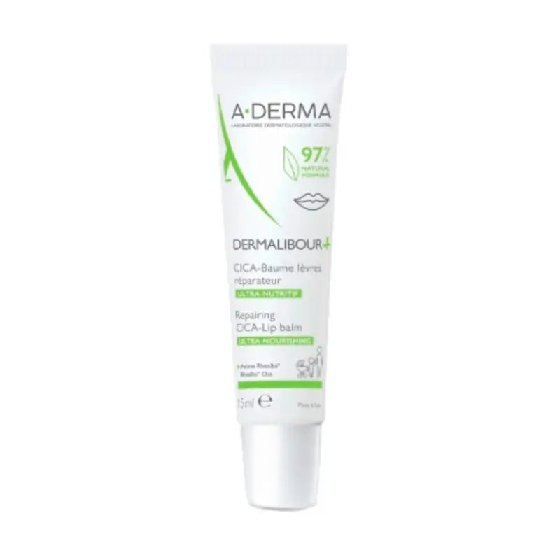 A- Derma Dermalibour+ Bálsamo Labial, 15 ml