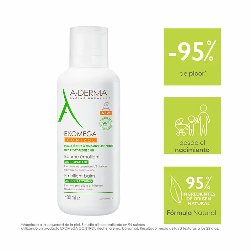 Aderma Exomega Control Bálsamo Emoliente 400 ml