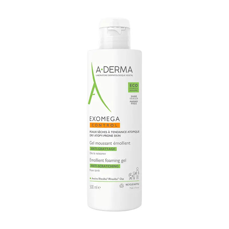 Aderma Exomega Control Gel Limpiador Emoliente 500 ml