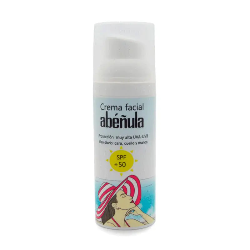 Abéñula Crema Facial SPF 50+ Sin Color, 50 ml