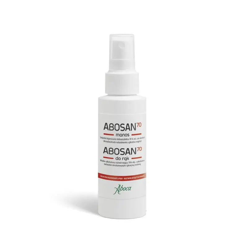 Aboca Abosan 70 Manos Higene De Manos Rápido Y Práctico,Gel Hidroalcohólico Natural Con Eucaliptol Y Aceites Esenciales, 100 ml