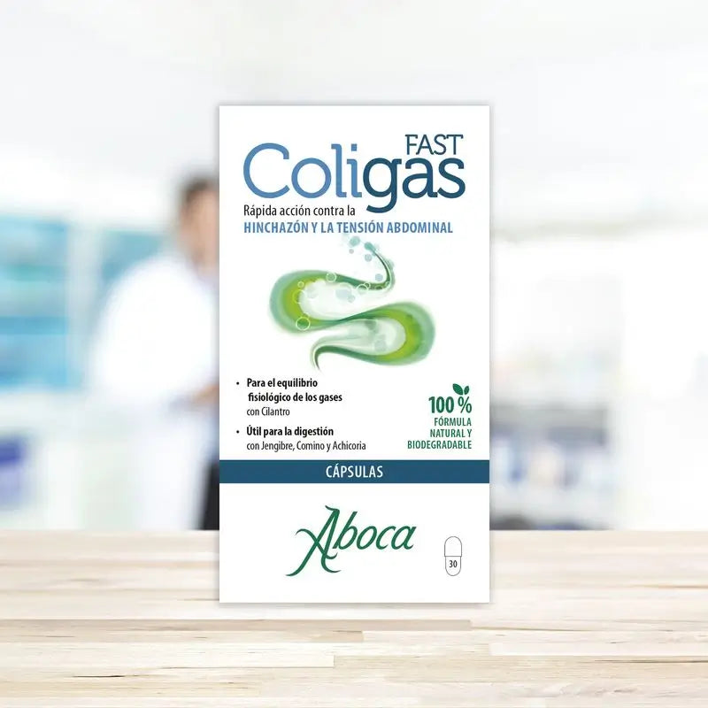 Aboca Coligas Fast Frasco De, 30 capsulas