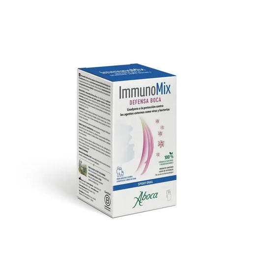 Aboca Immunomix Defensa Boca Prevener Infecciones A Las Vías Respiratorias Y Defensa Oral, Origen Natural, 30 ml