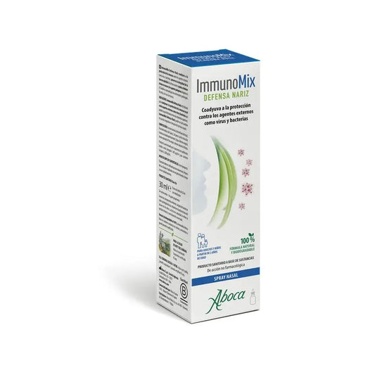 Aboca Immunomix Defensa Nariz Prevenir Infecciones A Las Vías Respiratorias Y Protección De La Mucosa, Adultos Y Niños, 30 ml