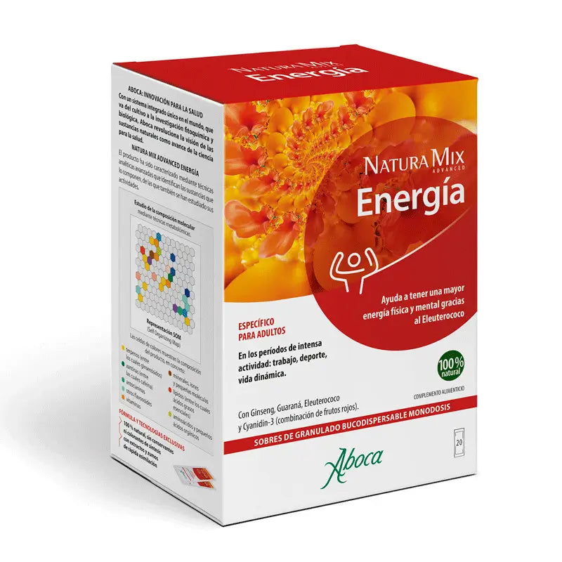 Aboca Natura Mix Advanced Energía - 20 sobres Granulado