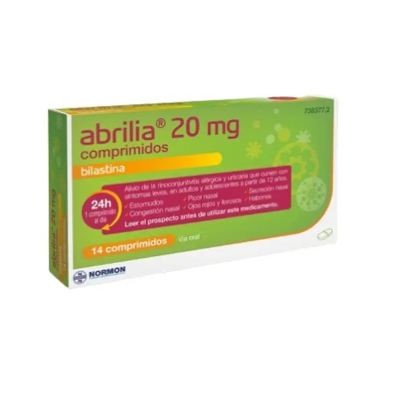 Abrilia Normon Bilastina 20 mg, 14 Comprimidos