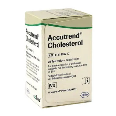 ACCUTREND COLESTEROL 25 TIRAS