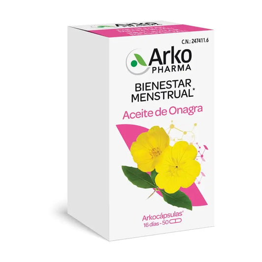 Arkocápsulas Aceite de Onagra Bio 50 Cápsulas Arkopharma