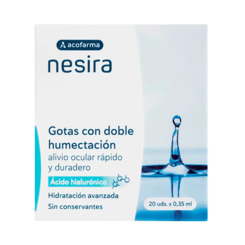 Acofar Nesira Gotas Doble Humectación Ah 20 Monodosis