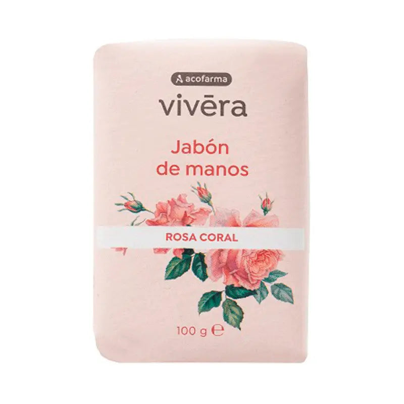 Acofarma Vivera Jabon Pastilla Rosa Coral 100 gr