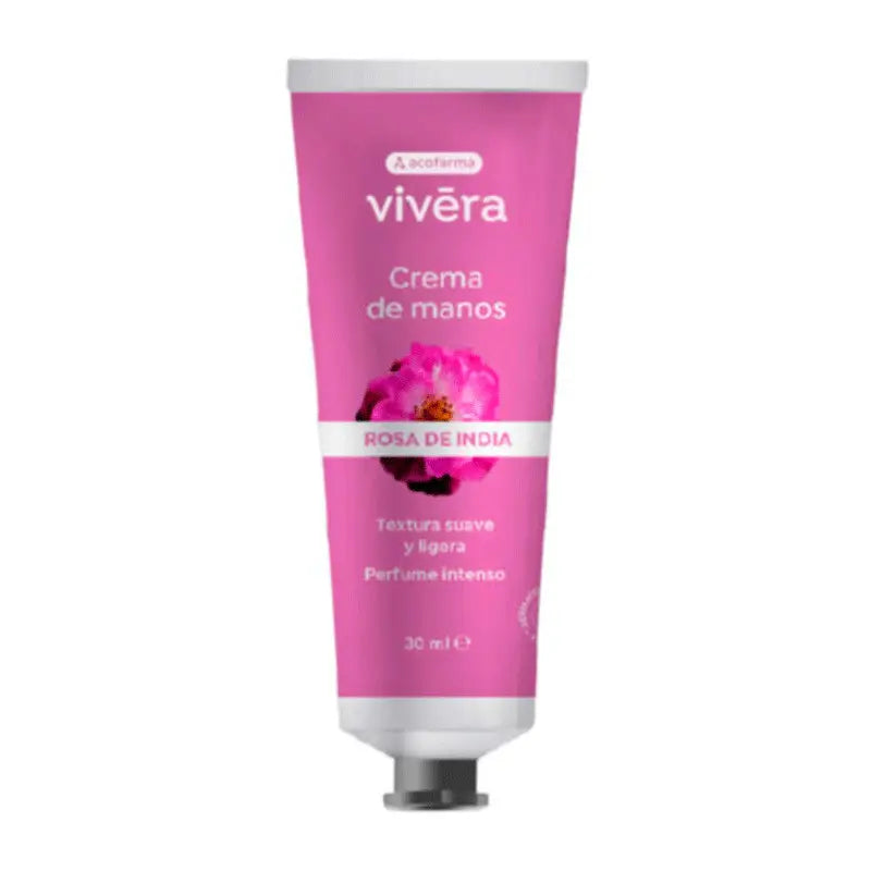 Acofarma Vivera Crema de Manos Rosa de India 30 ml