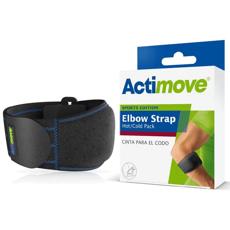 Actimove  Cincha Ajustable Para El Codo, Color Negro, Talla Universal