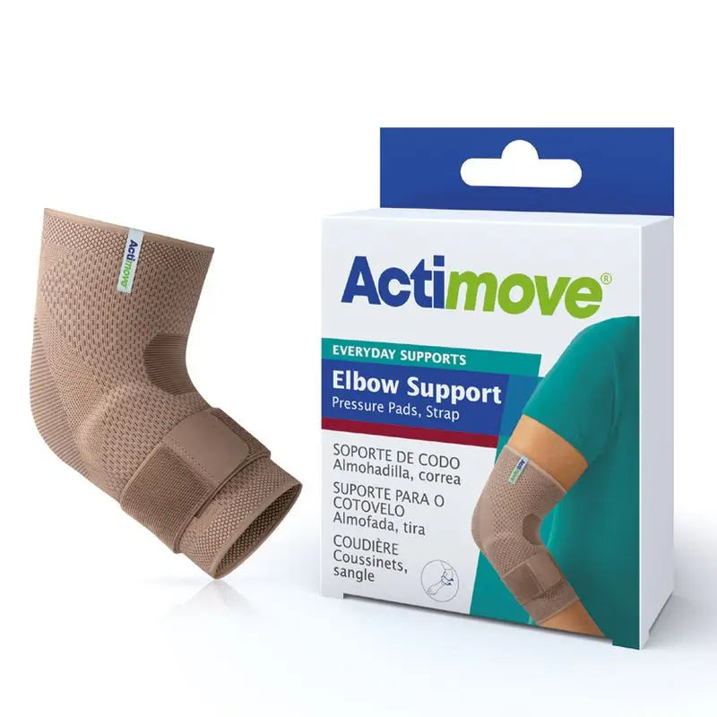 Actimove  Codera Elástica Con Almohadilla Y Banda, Color Beige, Talla L