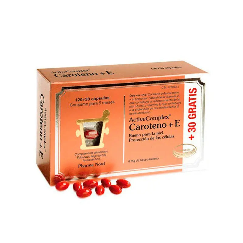 Activecomplex Caroteno Vit E 120 +30 cápsulas