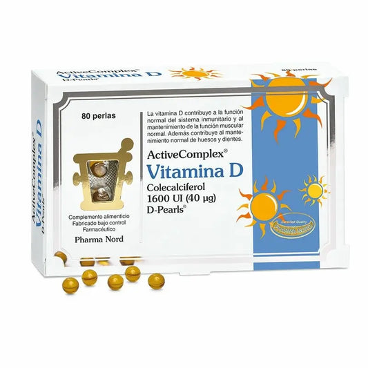 ActiveComplex® Vit. D 40 mcg. 1600 UI, 80 perlas