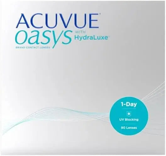 Acuvue  Oasys 1-Day Hydraluxe Technology Lentillas Esféricas Diarias , 90 unidades