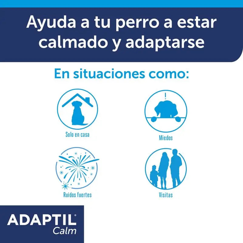 Adaptil Calm Difusor + Recambio 48 ml, 1Mes