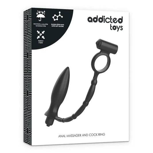 Addicted Toys  Plug Anal Con Anillo Vibrador