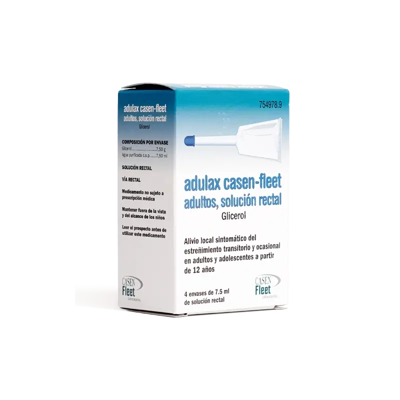 Adulax 6,14 ml Solución Rectal 4 Enemas 7,5 ml