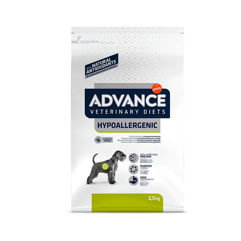 Advance Vet Canine Adult Hypoallergenic 2,5Kg, pienso para perros