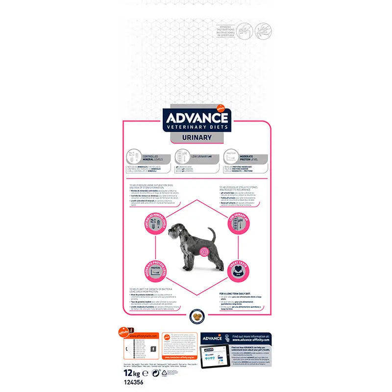 Advance Vet Canine Adult Urinary 12Kg, pienso para perros