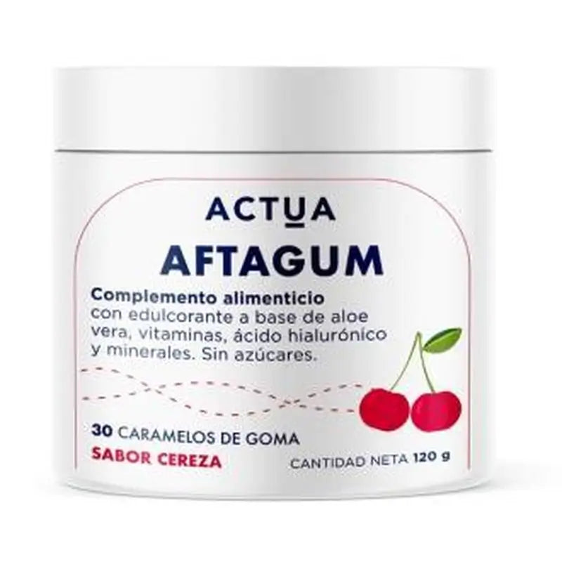 Adventia Adventia Actua Aftagum 30Caramelos Sabor Cereza