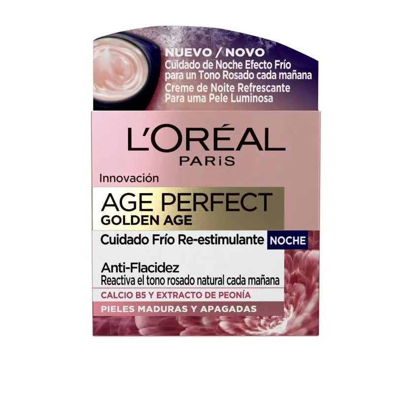 L'Oréal Paris Age Perfect Golden Age Noche Cuidado Frío Re-Estimulante Anti-Flacidez