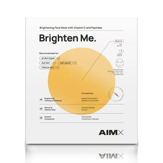 Aimx "Brighten Me" Mascarilla Facial, 25 ml