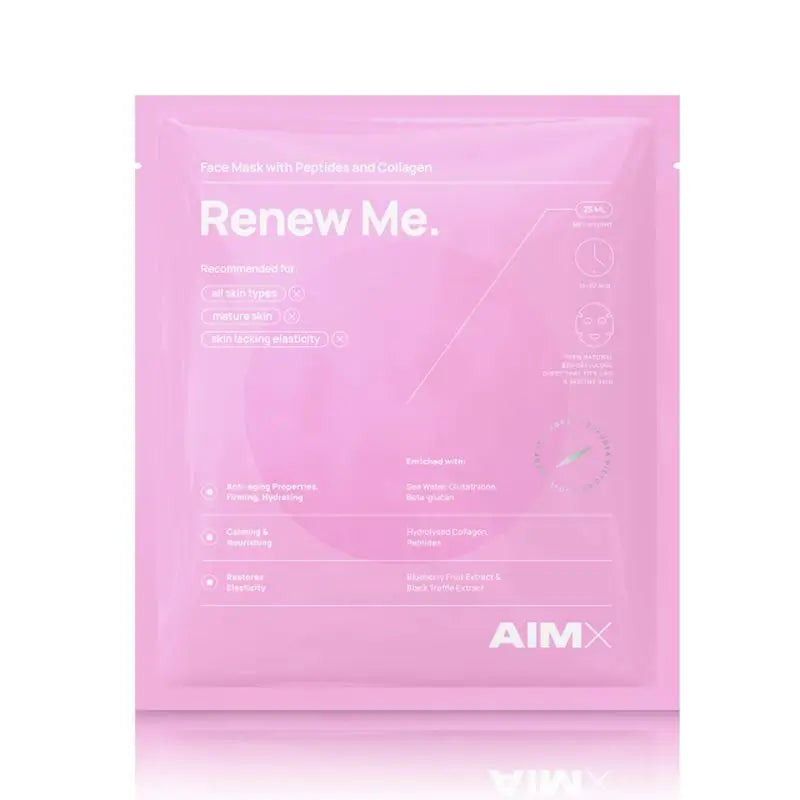 Aimx "Renew Me" Mascarilla Facial, 25 ml