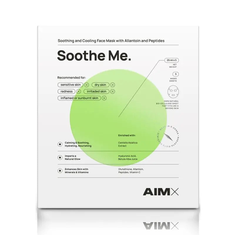 Aimx "Soothe Me" Mascarilla Facial, 25 ml