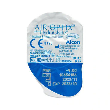 Air Optix Plus Hydraglade Lentillas Esféricas Mensuales , 3 unidades