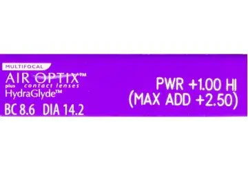 Air Optix Plus Hydraglyde Lentillas Multifocales Mensuales , 3 unidades