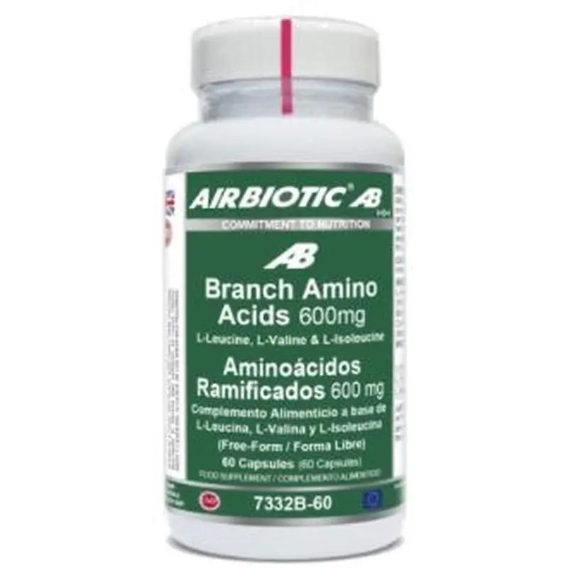 Airbiotic Bcaa Complex 600Mg. 60Cap.