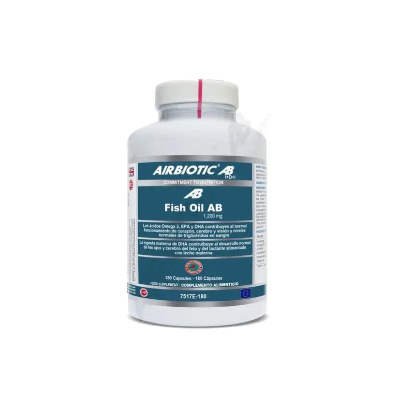 Airbiotic Fish Oil 1.200 Mg , 180 cápsulas