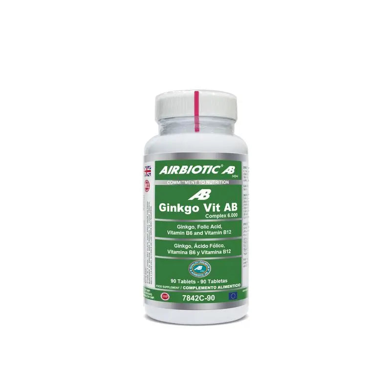 Airbiotic Ginkgo Vit Ab Complex 6.000, 90 Tabs