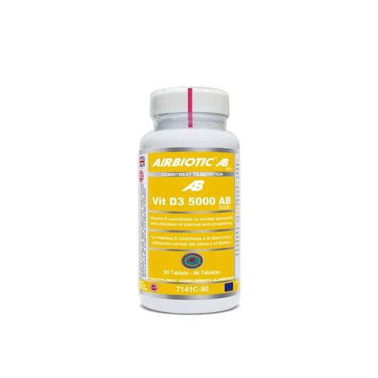 Airbiotic Vit D3 Ab 5.000 Ui , 90 tabletas