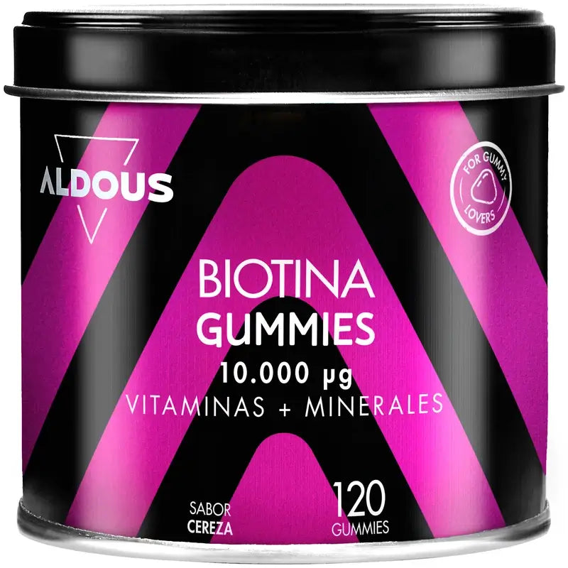 Aldous Bio Biotina , 120 gummies