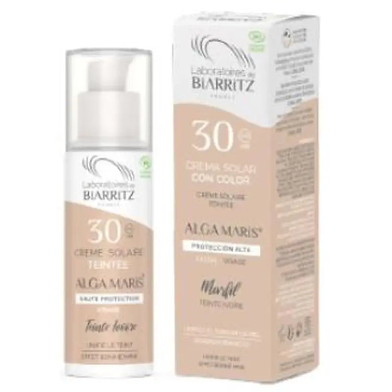 Alga Maris - Lab. Biarritz Crema Facial Color Marfil Spf30 50Ml.