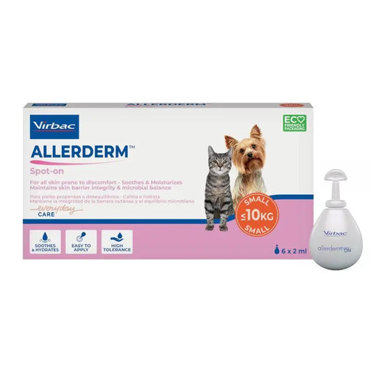 Virbac Allerderm Spot-On 2 ml 6 Pipetas