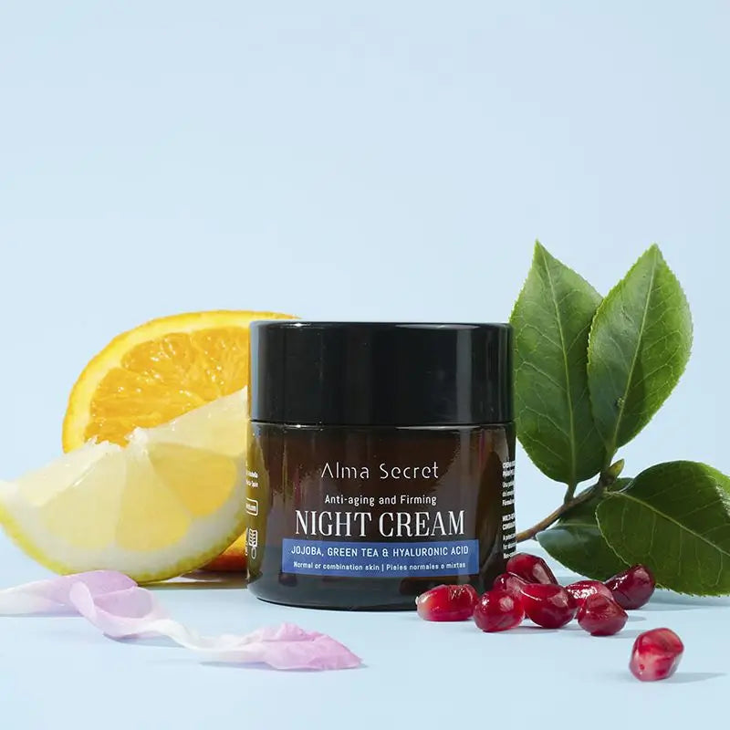 Alma Secret Noche Reparadora Antiedad Jojoba, Té Verde & Hialurónico