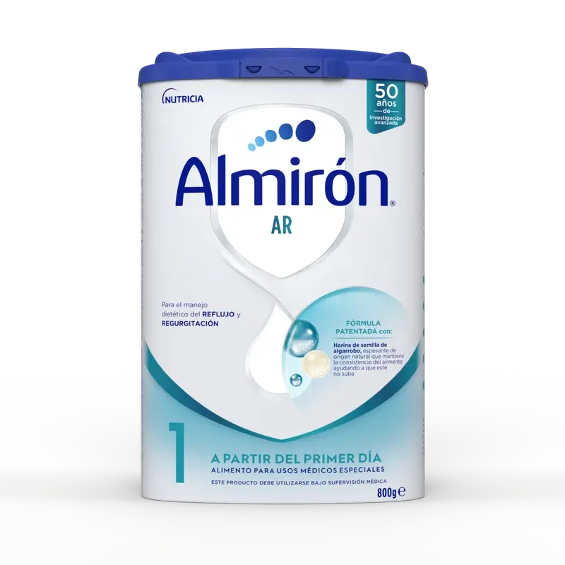 Almirón AR 1, Leche de Fórmula para Bebé Anti Regurgitación, desde Primer Día, 800g