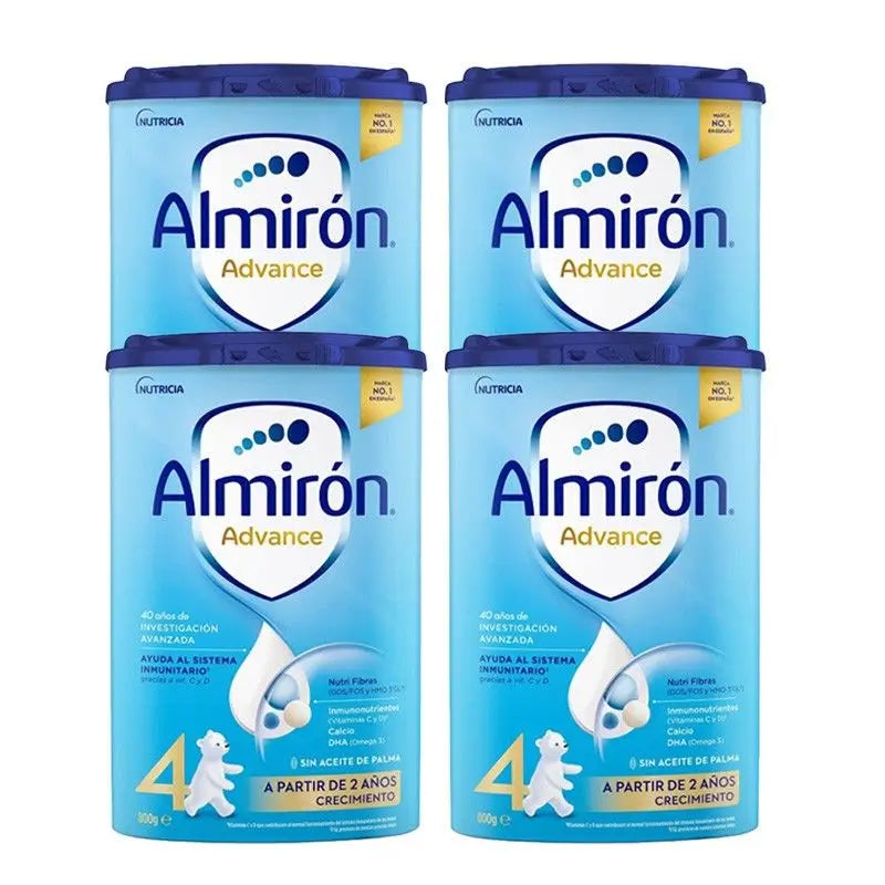 Almirón Advance 4 Leche De Crecimiento Desde Los 24 Meses, 4 X 800g